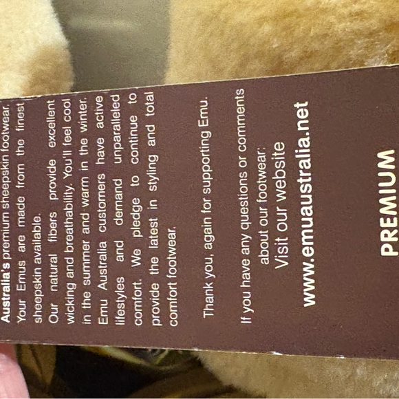 Emu Tan Ankle Boots with Cream Fur Lining made in Australia - Picture 7 of 7